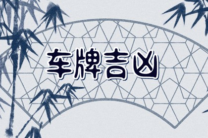 什么牌号的尾数最吉利？ 不吉利的车牌尾号